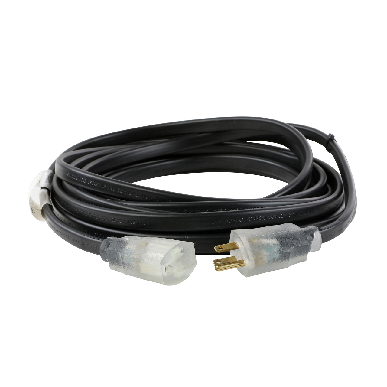 Molded Flat NEMA 5-15 (Edison) Extension