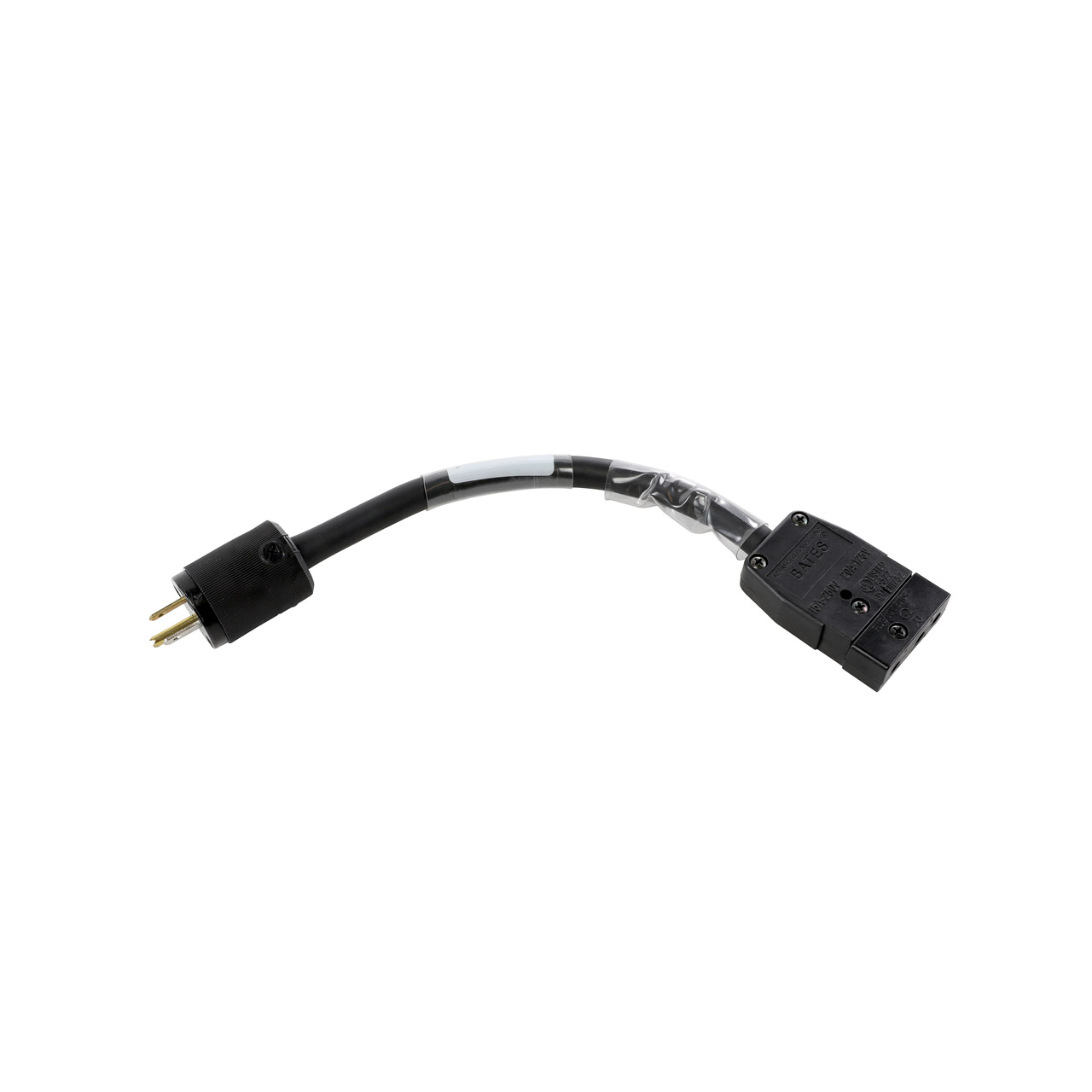 NEMA 5-15 (Edison) to 20A Stage Pin (Bates) Adapter