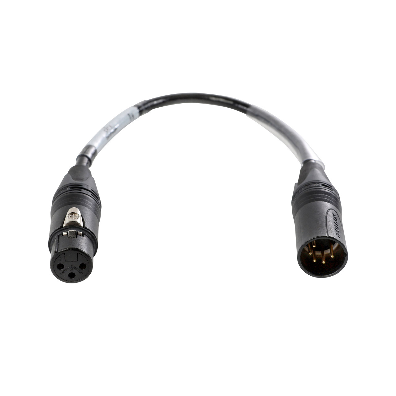 DMX 5-Pin XLR to 3-Pin XLR Adapter