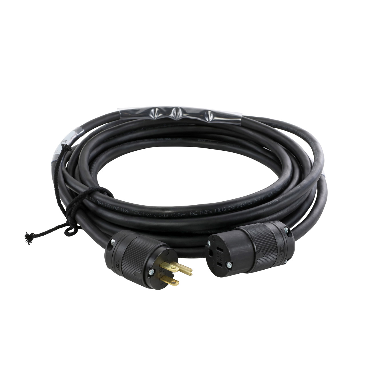 NEMA 5-15 Lex-Loc® (Edison) Extension - SJOOW Cable 