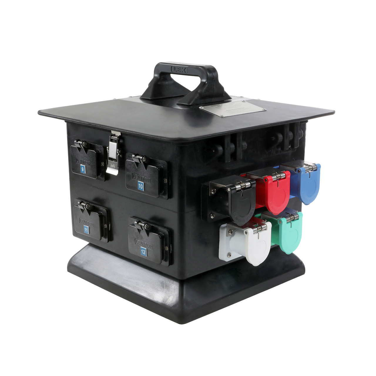 100 Amp Pagoda to GFCI Duplex Receptacles, Weather Resistant