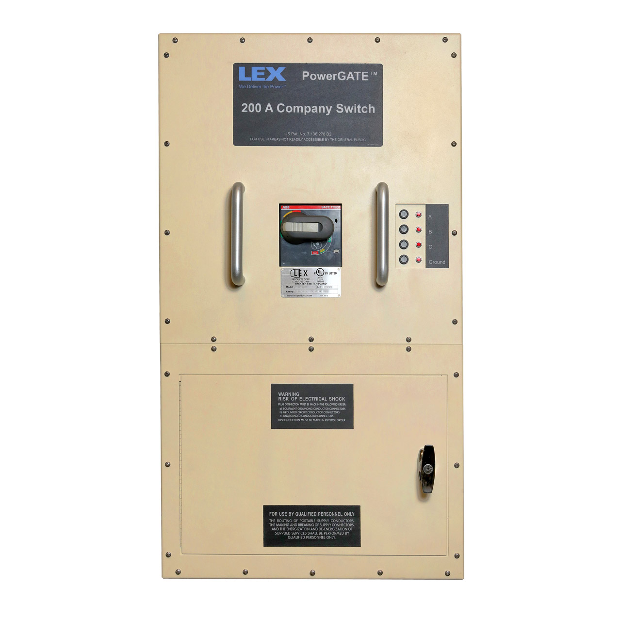 400 Amp Company Switch with 16 Series Cams and Lugs, Indoor Use