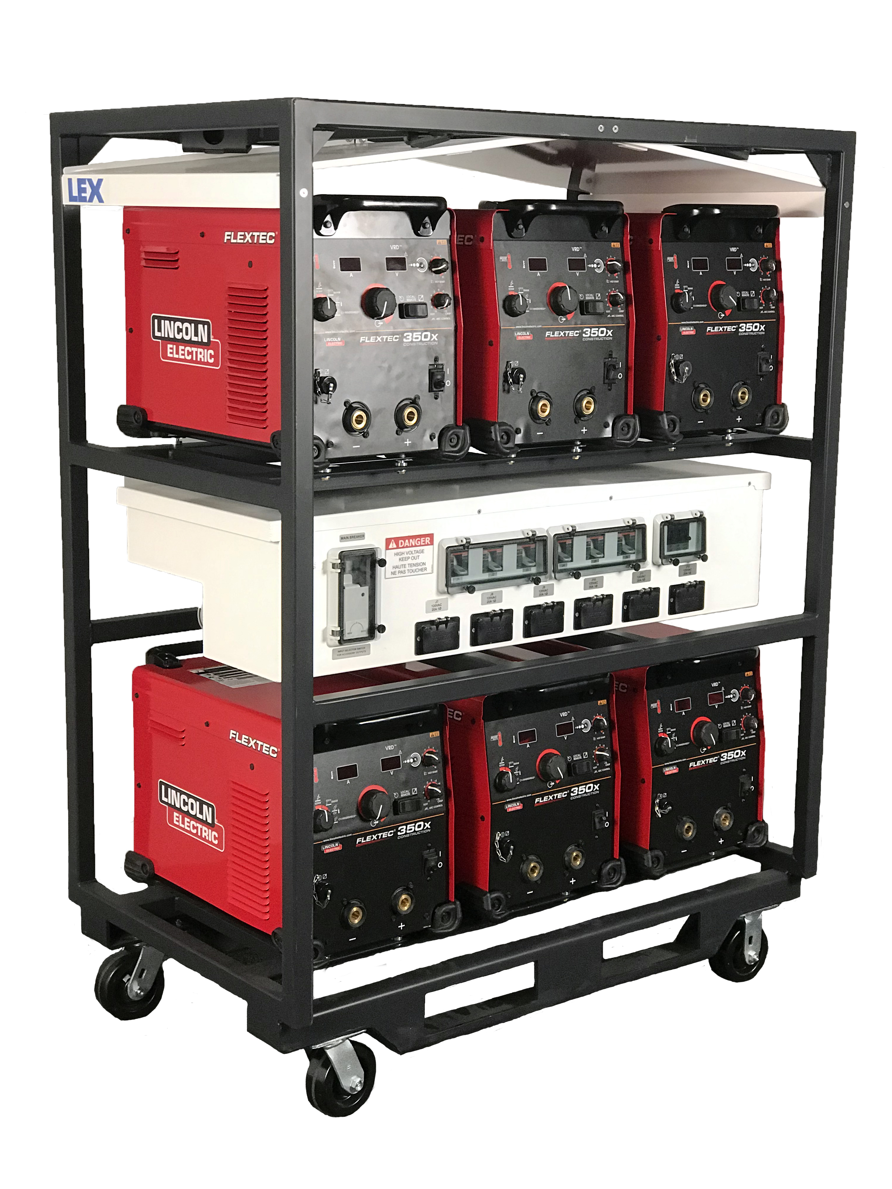 WeldingRack 6-Pack to Arktite Receptacles