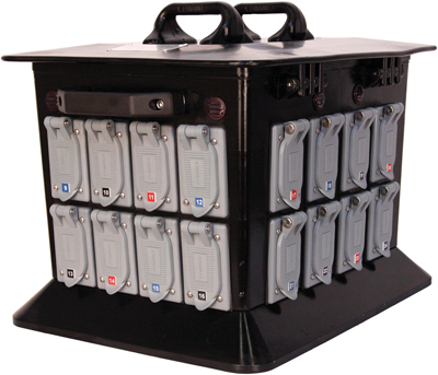 200 Amp Power Station Jr. to GFCI Duplex Receptacles, Weather Resistant
