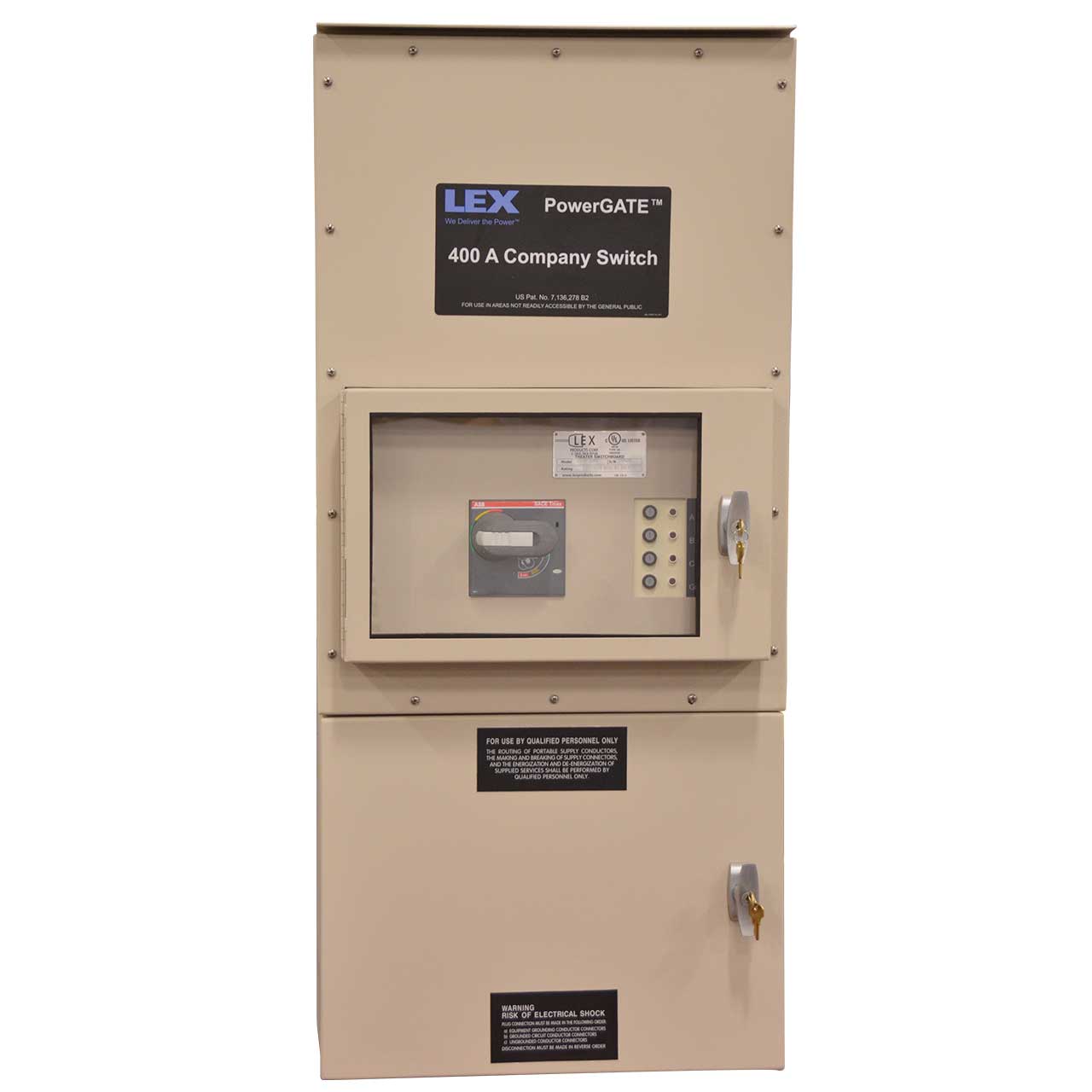 100 Amp Company Switch with 16 Series Cams and Lugs, Weatherproof