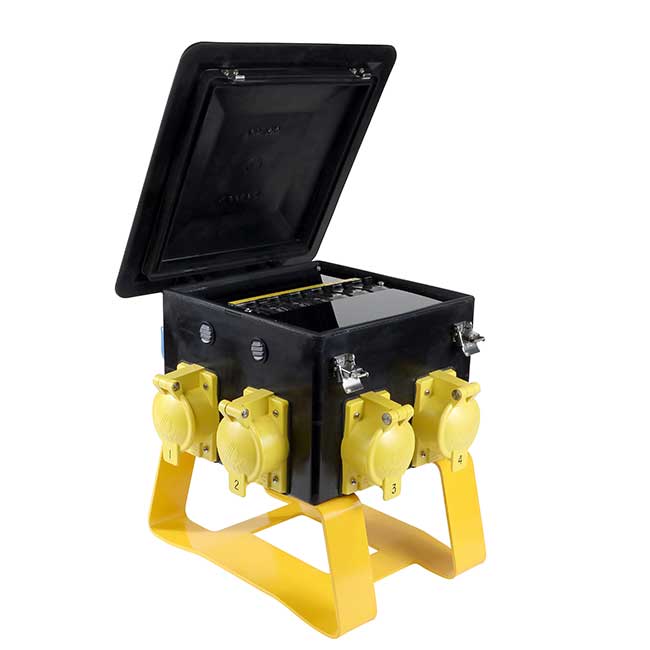 200 Amp Terrapin Station II™ to 50 Amp Locking Receptacles, Weather Resistant