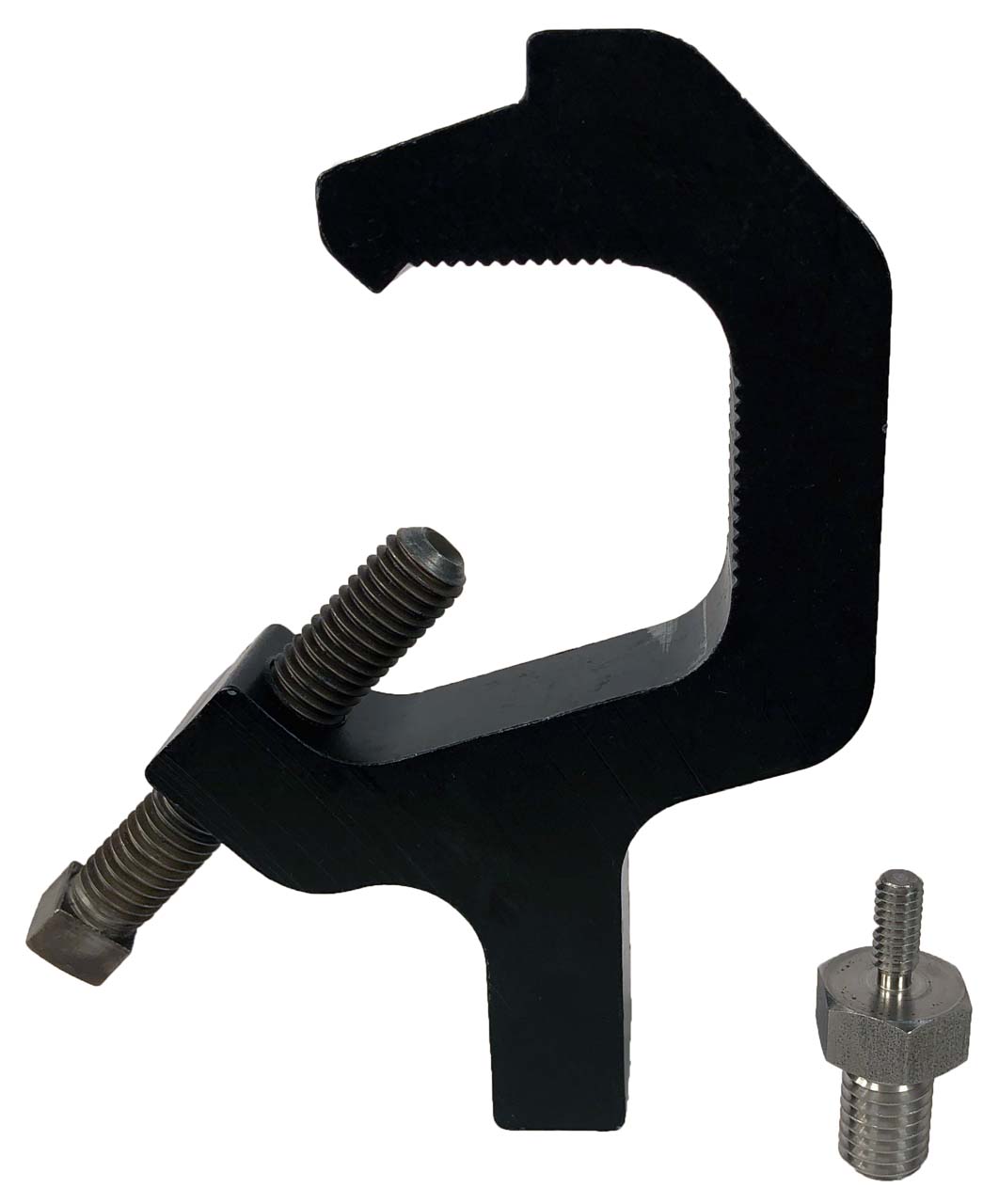 Aluminum C-clamp with Threaded Adapter