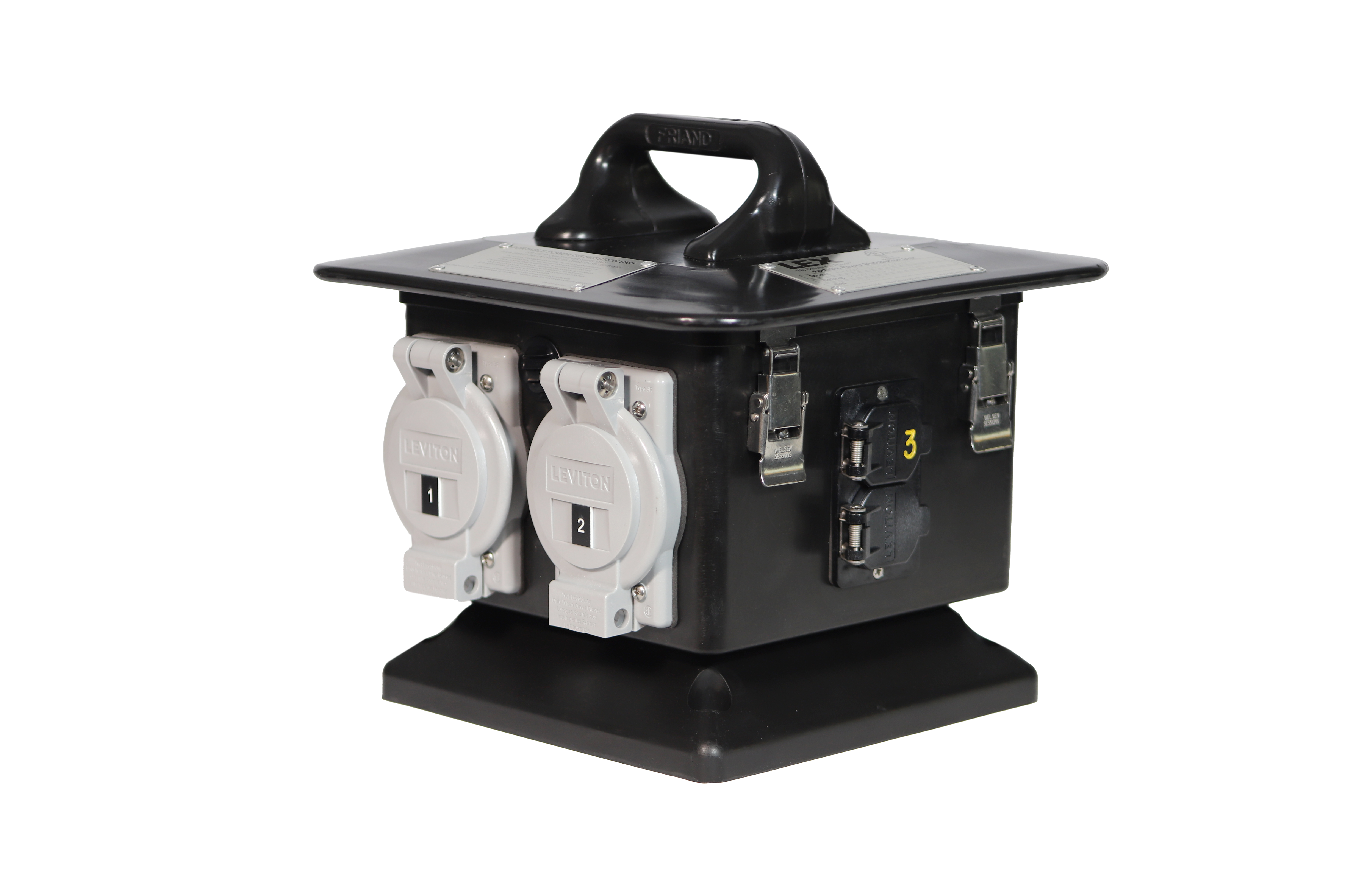 50 Amp Pagoda RV Box, Weather Resistant